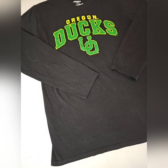 University Of Oregon DUCKS Fanatics Long Sleeve Black Shirt Men's Medium - Picture 4 of 9